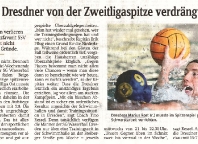 Dresdner von der Zweitligaspitze verdrängt