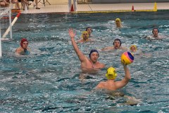 Spielszene vom Wasserball Pokalspiel Dresden gegen Erfurt