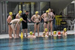 Spielszene vom Wasserball Pokalspiel Dresden gegen Erfurt