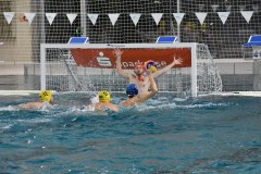 Spielszene vom Wasserball Pokalspiel Dresden gegen Erfurt