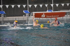 Spielszene vom Wasserball Pokalspiel Dresden gegen Erfurt