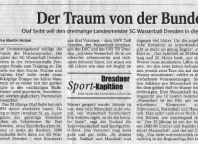 Serie: Dresdner Sportkapitäne - Der Traum von der Bundesliga