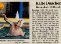 Kalte Dusche zum Schluss