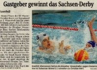 Gastgeber gewinnt das Sachsen-Derby