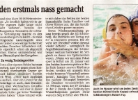 Dresdner werden erstmals nass gemacht