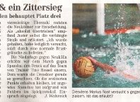 Harte Strafe und ein Zittersieg