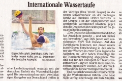 Internationale Wassertaufe