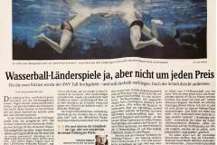 Wasserball-Länderspiel ja, aber nicht um jeden Preis