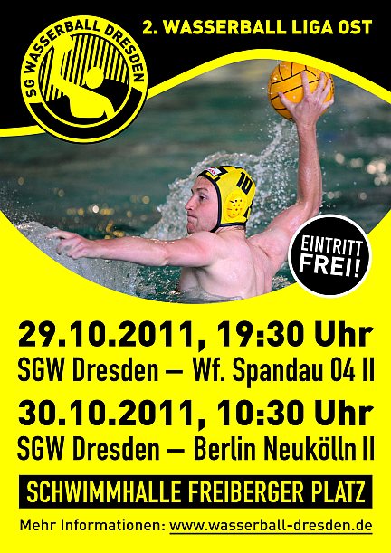 Wasserball Plakat