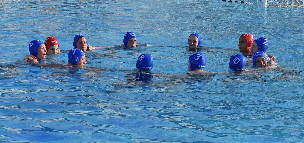 Wasserball Landesauswahl Sachsen Jahrgang 2009 beim 20. Zwergenpokal in Chemnitz