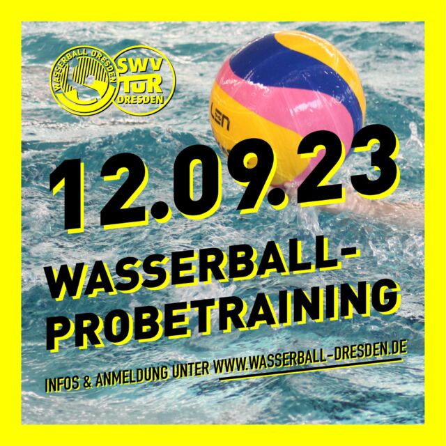 Du fühlst dich im Wasser wohl?
Du hast Lust auf Teamgeist?
Du magst spannende Spiele gegen andere?
Dann komm jetzt zum Wasserball!
Infos zum Probetraining am 12.09.2023 findest du auf unserer Website.
#swvtur #dresden #wasserball #teamplayer #schnuppertraining #probetraining #nachwuchs #sport #vereinssport #sachsen #sportistmega #tryout