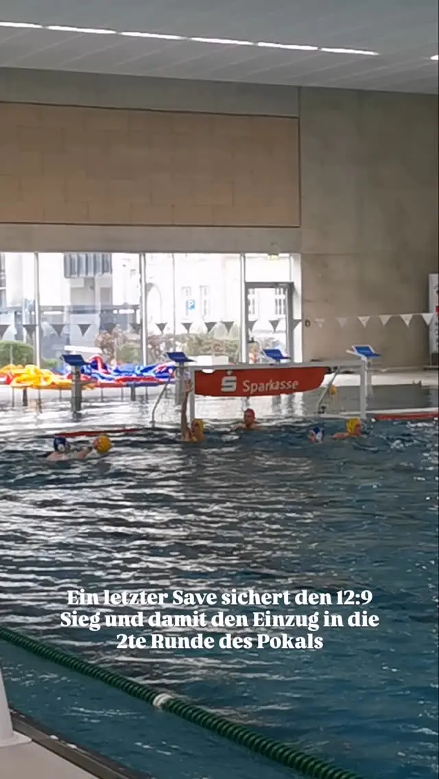 Ein letzter Save sichert den 12:9 Sieg und damit den Einzug in die 2te Runde des Pokals