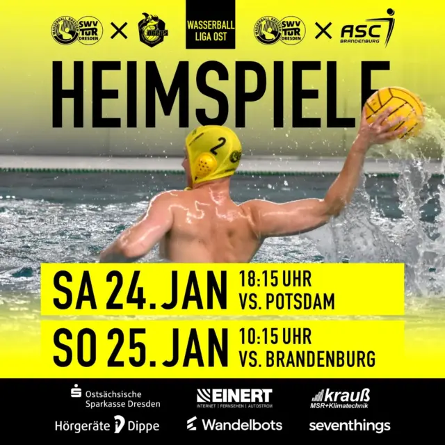 🔥 Nur noch 10 Tage bis zum nächsten Heimspiel-Wochenende!
#swvtur #dresden #wasserball #teamplayer #wasserballligaost