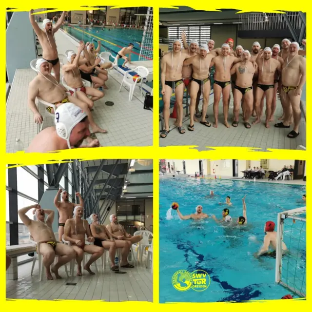 💥 Ein ereignisreiches Wochenende liegt hinter unseren TuR-2-Oldies. Beim Oberliga-Spieltag in Plauen bezwangen sie zunächst das Team aus Leipzig mit 12:10. Das Spiel gegen Zwickau stand nach der regulären Spielzeit 13:13, weswegen es ins Entscheidungswerfen ging. Dieses entwickelte sich zum absoluten Krimi. Erst nach dem 34. 5-Meter-Wurf stand der finale Spielstand von 24:25 zugunsten von Zwickau fest.
Bereits am kommenden Sonnabend geht es erneut nach Plauen, wo das Derby gegen Löbtau und die Partie gegen den gastgebenden Tabellenführer anstehen.
#swvtur #dresden #wasserball #teamplayer #oberliga #sachsen